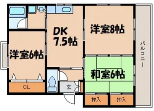 メゾン森川【2階】の間取り