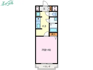 ハイタウン久保【1階】の間取り