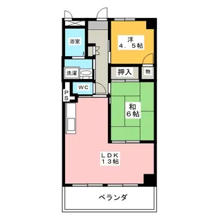 アルカディア【3階】の間取り