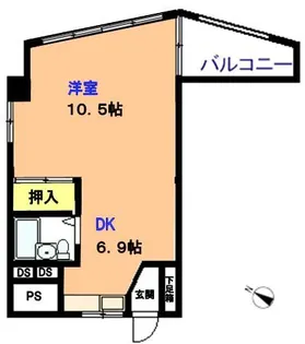 K,s平野町【5階】の間取り