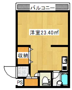 ティ・エスビル【2階】の間取り