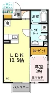 セジュールYAMAZAKI B棟【2階】の間取り