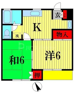 グランディール・Y【2階】の間取り