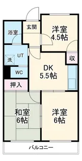 3DKの間取り画像