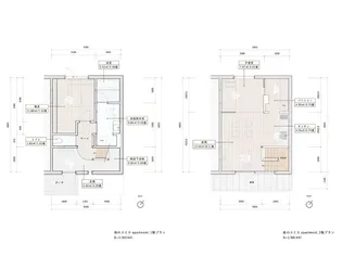 森のスミカapartment.の間取り