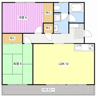 アースウィング【3階】の間取り