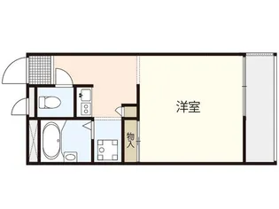 レオパレスFriendsI【3階】の間取り