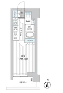 東京都江東区高橋【マンション】の間取り