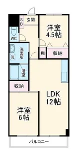 ペレンゼ原【4階】の間取り