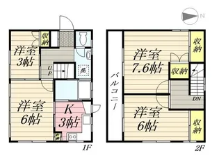宮城県仙台市青葉区小田原7【一戸建】の間取り