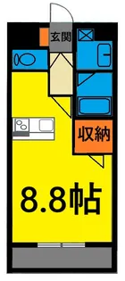 千葉県四街道市四街道3【マンション】の間取り