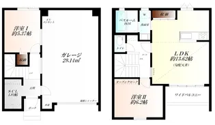 埼玉県熊谷市柿沼【一戸建】の間取り