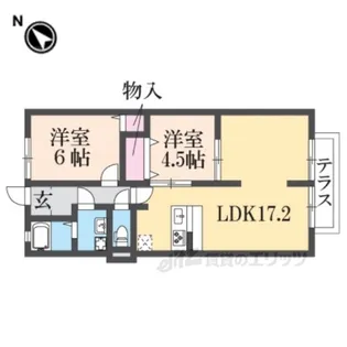 サンシーハイツ【1階】の間取り