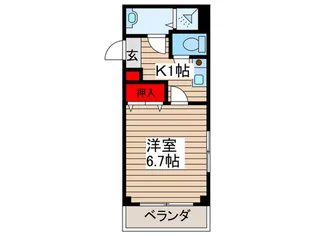 ロイヤルア-ト【2階】の間取り