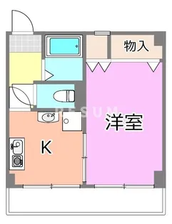 千葉県千葉市中央区神明町【マンション】の間取り