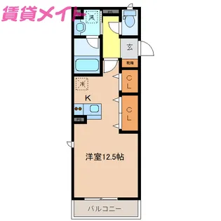 Gente M【2階】の間取り