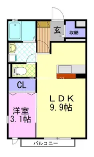 ブランクロス 3【2階】の間取り