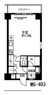 ヴィラMG【3階】の間取り