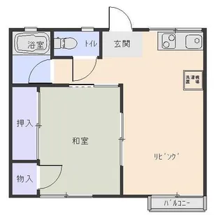 シティハイムドルチェ【2階】の間取り