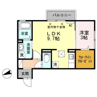 アゼリア吹上 B【1階】の間取り