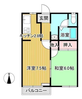 リッチフィールド【1階】の間取り