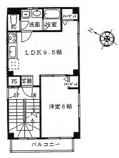 静岡県熱海市紅葉ガ丘町【マンション】の間取り