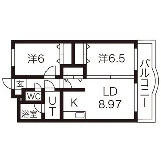 ライプン【5階】の間取り