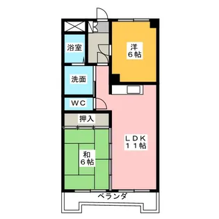 リビュー豊島【5階】の間取り