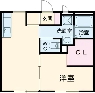 ベルハイツB【2階】の間取り