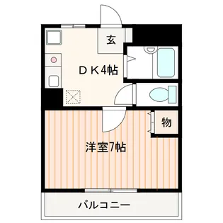 オリエンタルプラザ【1階】の間取り