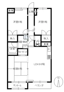 グローリア【2階】の間取り