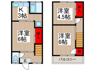 埼玉県川口市坂下町2【一戸建】の間取り