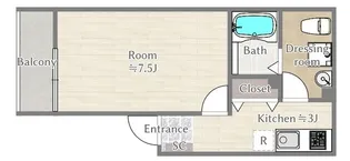 JM FUJISTA 10【2階】の間取り