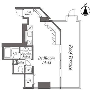 ユーレジデンス自由が丘【2階】の間取り