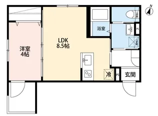 ノエル指扇【3階】の間取り