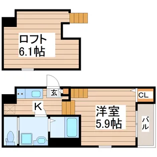 アリオ長町【2階】の間取り