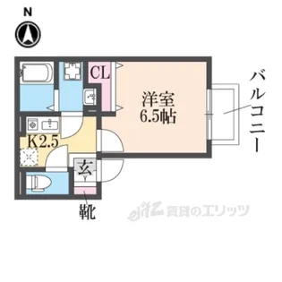 パセオ御堂町【2階】の間取り