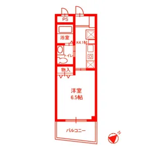 セ カルム鎌倉【4階】の間取り
