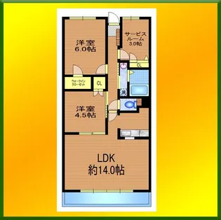 エコタワーバオバブ【3階】の間取り