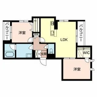 和歌山県和歌山市北出島1【マンション】の間取り