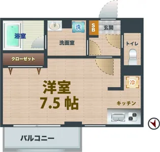 東京都杉並区宮前5【マンション】の間取り
