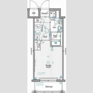 ガーラ・グランディ川崎【3階】の間取り