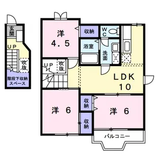 千葉県八街市八街ほ【アパート】の間取り
