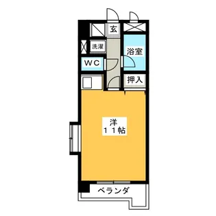 エスポアール若宮【6階】の間取り