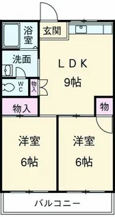 ヴィレッジ・コンフォート【2階】の間取り