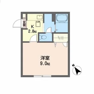 メゾン土樋【1階】の間取り