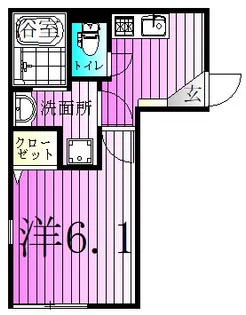 リュクスマンション北千住【2階】の間取り