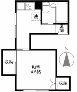 馬場下ハウス【2階】の間取り