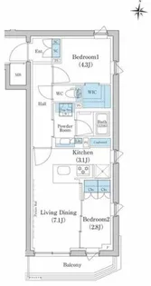 スタイリオ池上SOUTH【3階】の間取り