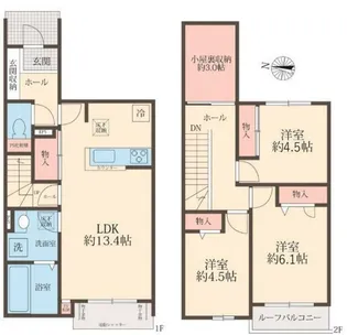 埼玉県さいたま市見沼区大字南中丸【一戸建】の間取り